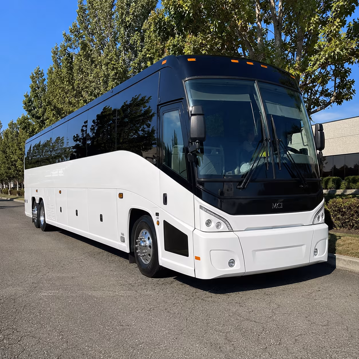 college station 50 passenger charter bus