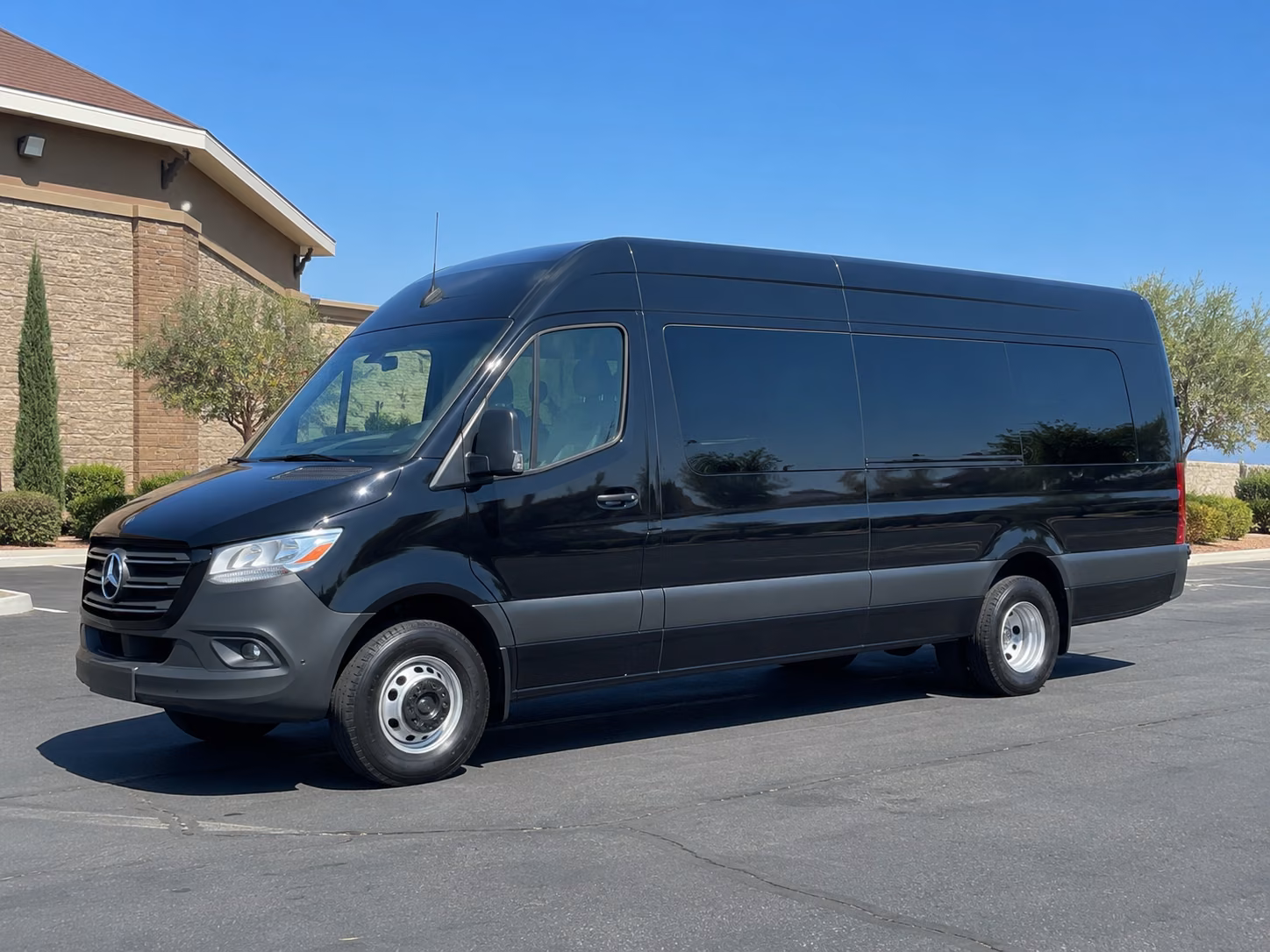 college station sprinter van with driver