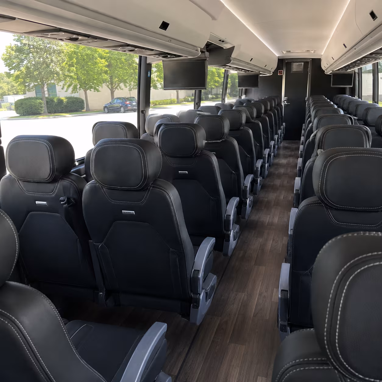 shuttle buses for wedding guests between college station hotels and venues